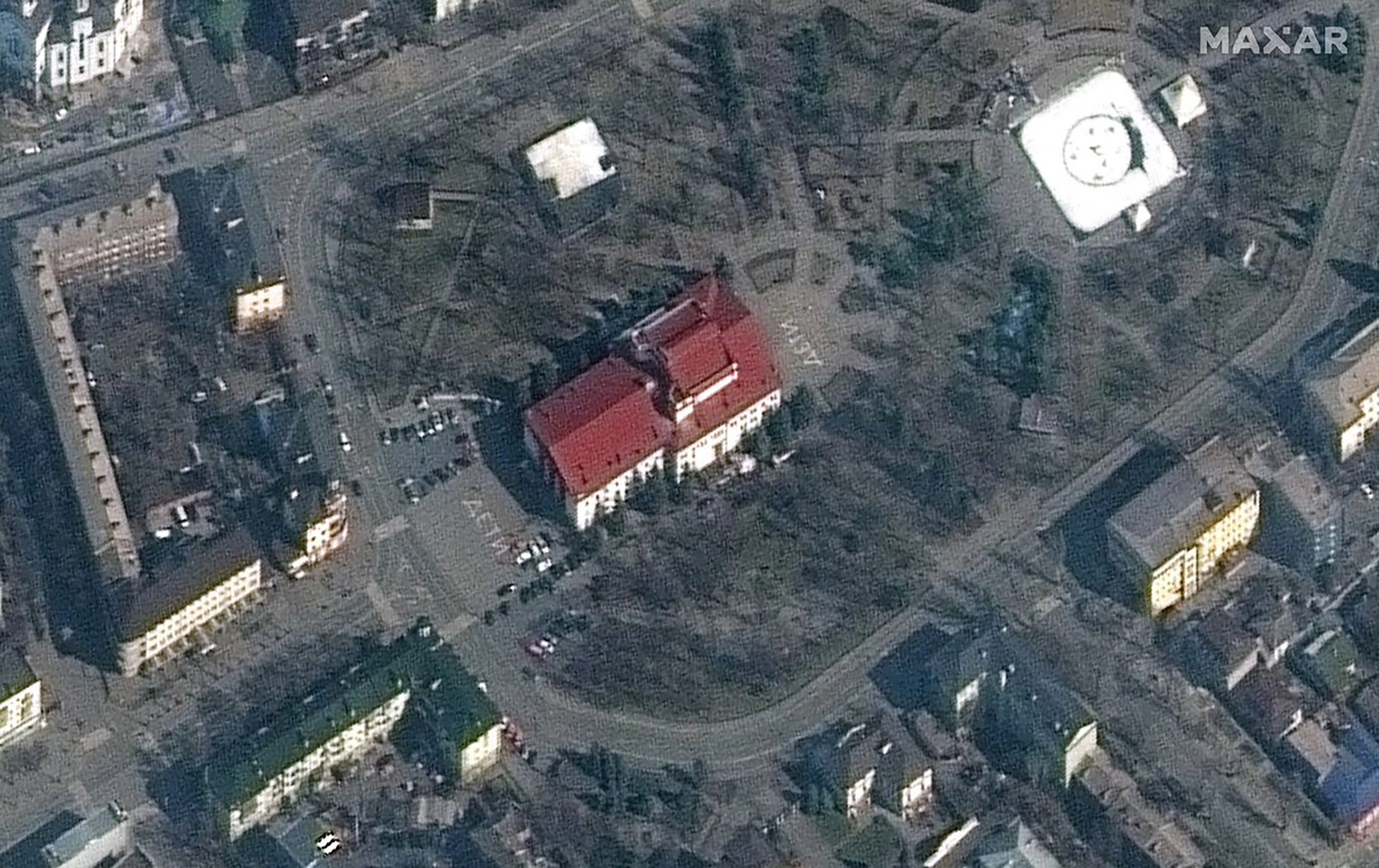 Супутниковий знімок театру 14 березня 2022. ©Maxar Technologies